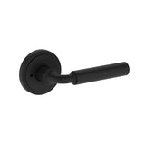 La Conner Lever with Stepped Round Rose- Privacy
