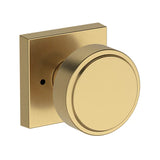 Vashon Knob with Contemporary Square Rose- Privacy