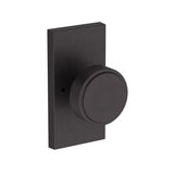 Vashon Knob with Contemporary 5" Rose- Privacy