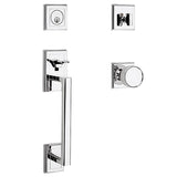 Baldwin Estate - 85310 Hollywood Hills Sectional Trim Handleset with Knob – Single Cylinder / Full Dummy