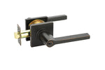 Emtek Helios Lever Right Hand Keyed Entry With Square Rose